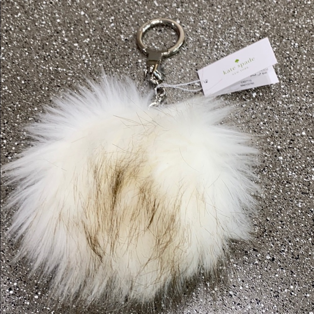 Kate Spade Penguin Poof Keychain - Picture 4 of 5
